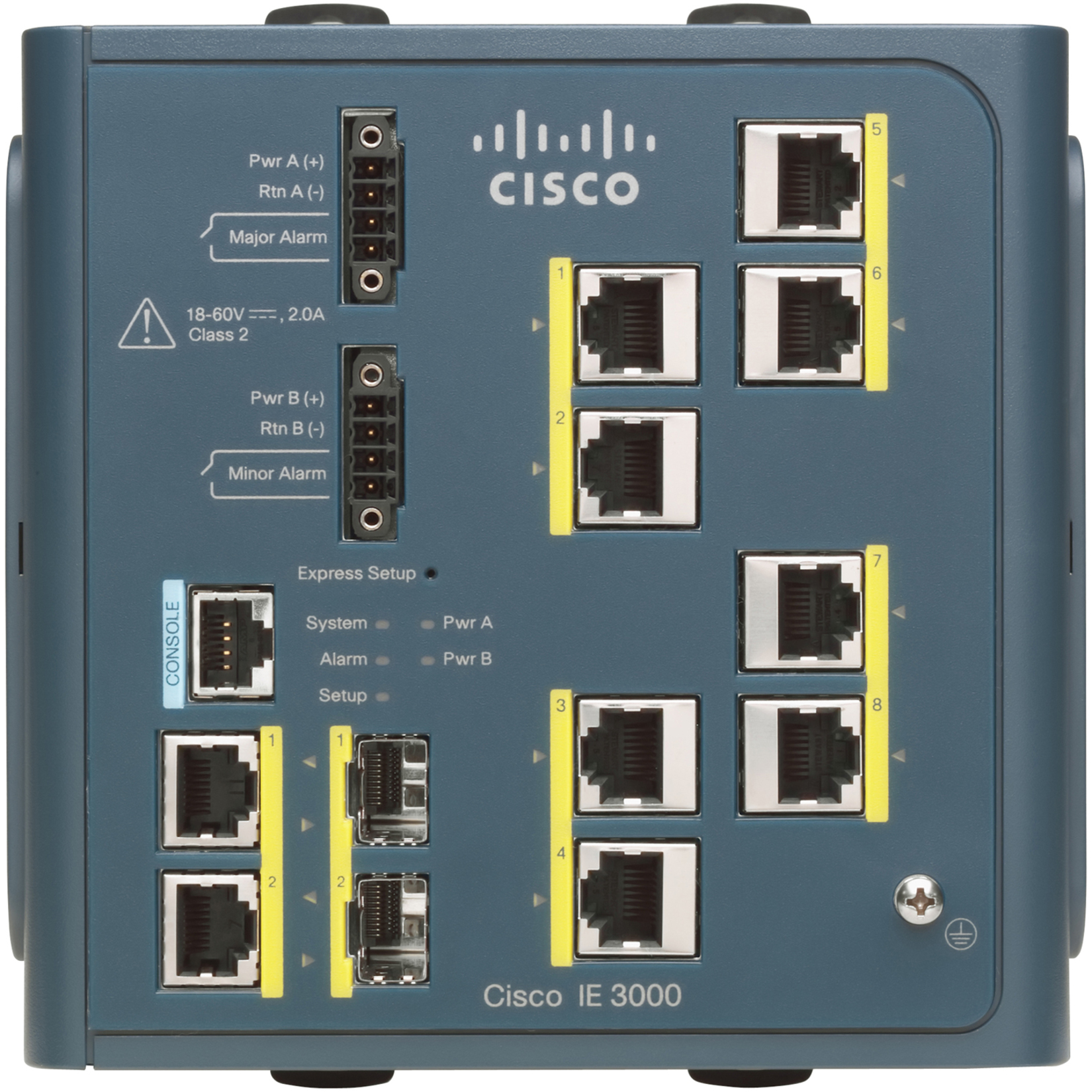 Cisco 3000-8TC Industrial Ethernet Switch - 4 x Expansion Slot, 2 x SFP (mini-GBIC) - 8 x 10/100Base-TX