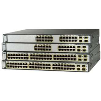 Cisco Catalyst 3750V2-24PS Stackable Ethernet Switch - 2 x SFP (mini-GBIC) - 24 x 10/100Base-FX