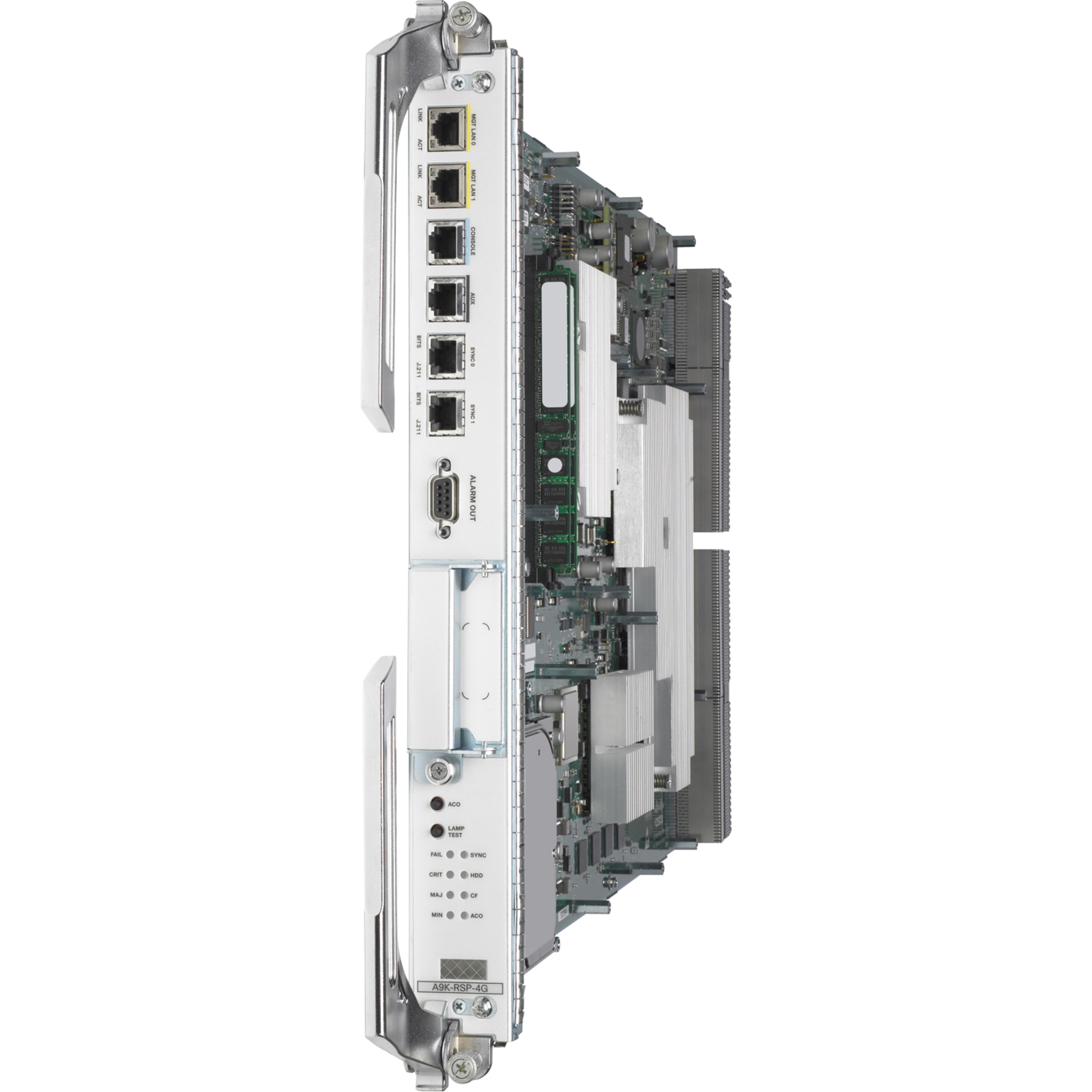 Cisco A9K-RSP-4G Route Switch Processor - 1 x RJ-45, 2 x RJ-45 1000Base-T Management, 1 x Management, 1 x Management, 1 x USB - 1 x Expansion Slots
