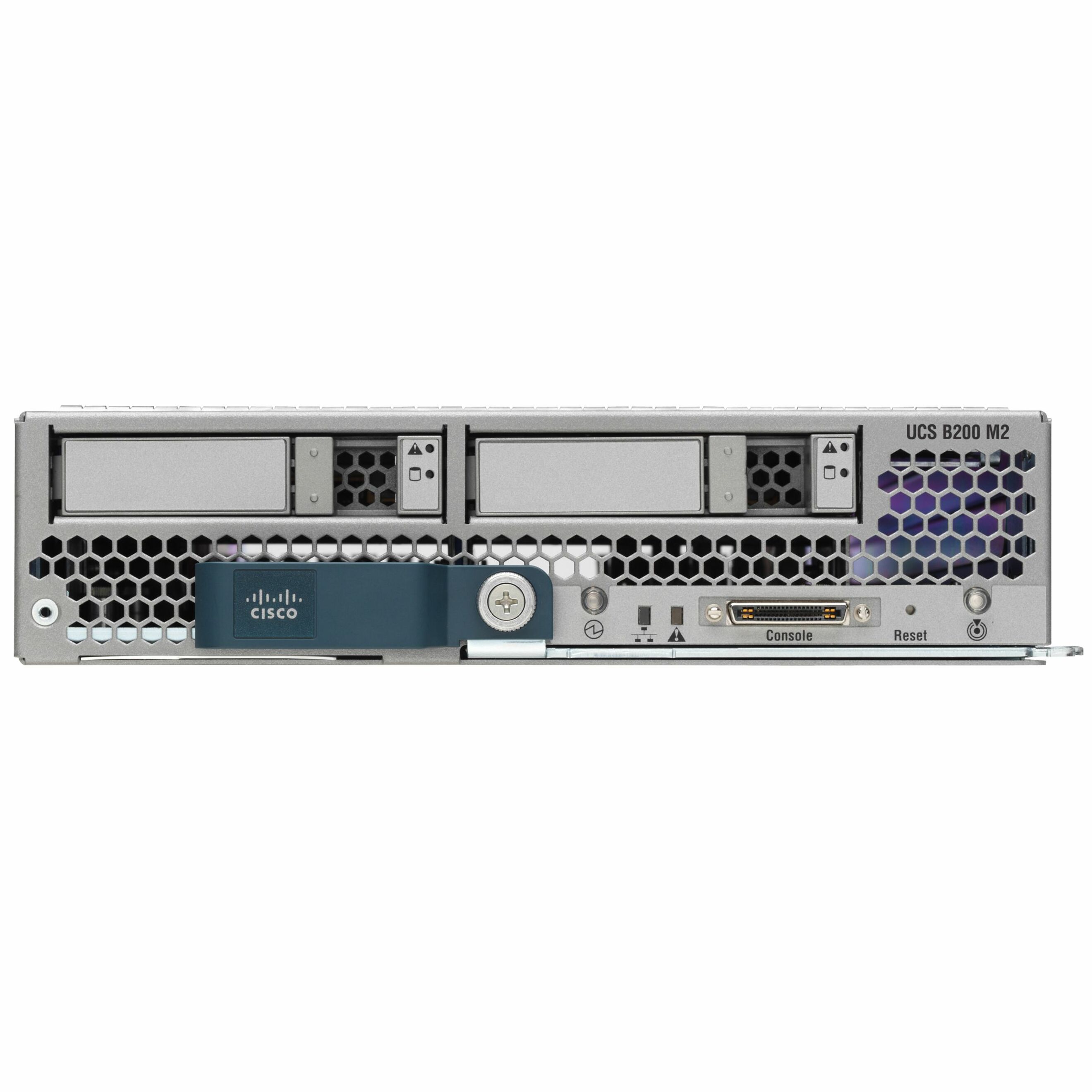 Cisco UCS B200 M2 Barebone System - Blade - Socket B LGA-1366 - 2 x Processor Support - 96 GB DDR3 SDRAM DDR3-1333/PC3-10600 Maximum RAM Support - 12 Total Memory Slots - Serial Attached SCSI (SAS) RA