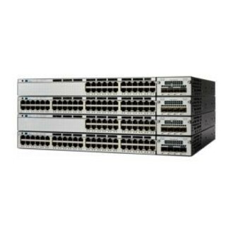 Cisco Catalyst 3750X-24T-S Layer 3 Switch - 24 Ports - Manageable - 10/100/1000Base-T - 3 Layer Supported - 1U - Rack-mountable - Lifetime Limited Warranty