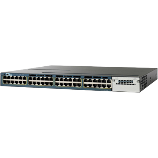 Cisco Catalyst 3560X-48P-L Gigabit Ethernet Switch - 48 Ports - Manageable - Gigabit Ethernet - 10/100/1000Base-T - 2 Layer Supported - PoE Ports - 1U - Rack-mountable - Lifetime Limited Warranty