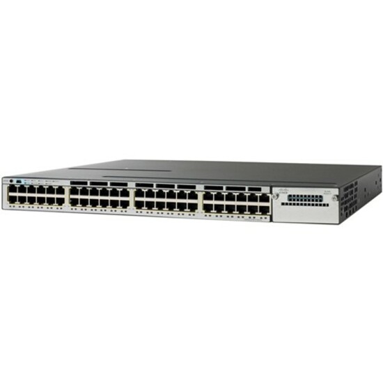 Cisco Catalyst WS-C3750X-48P-L Ethernet Switch - 48 Port - 2 Slot - 48 x 10/100/1000Base-T - 2 x Network Module Slot
