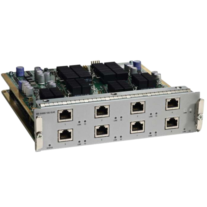 Cisco WS-X4908-10G-RJ45 Line Card - 8 x RJ-45 10GBase-T LAN10