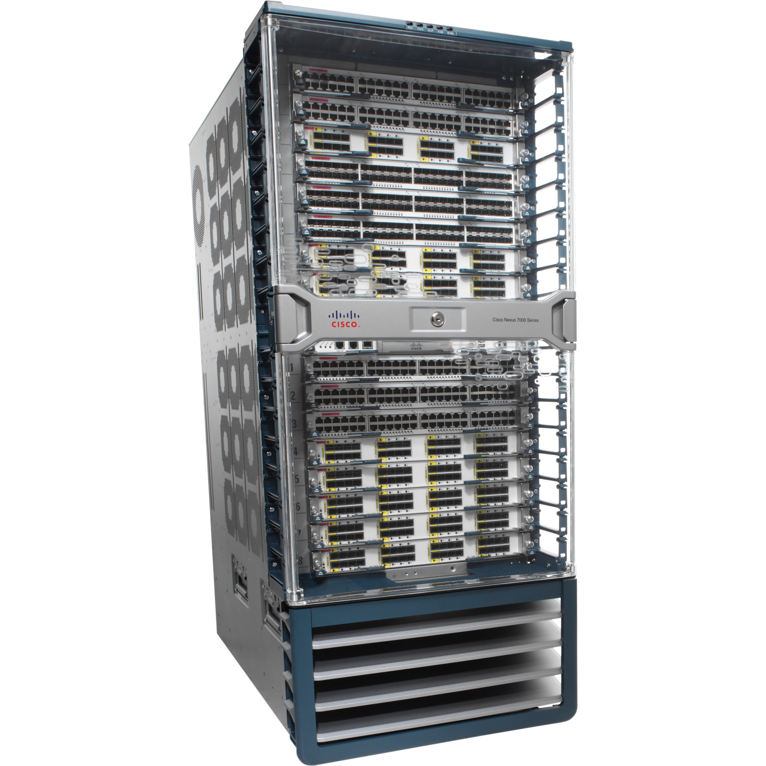 Cisco Nexus 7010 Switch Chassis - Manageable - Refurbished - 2 Layer Supported - 21U - Rack-mountable - 1 Year Limited Warranty