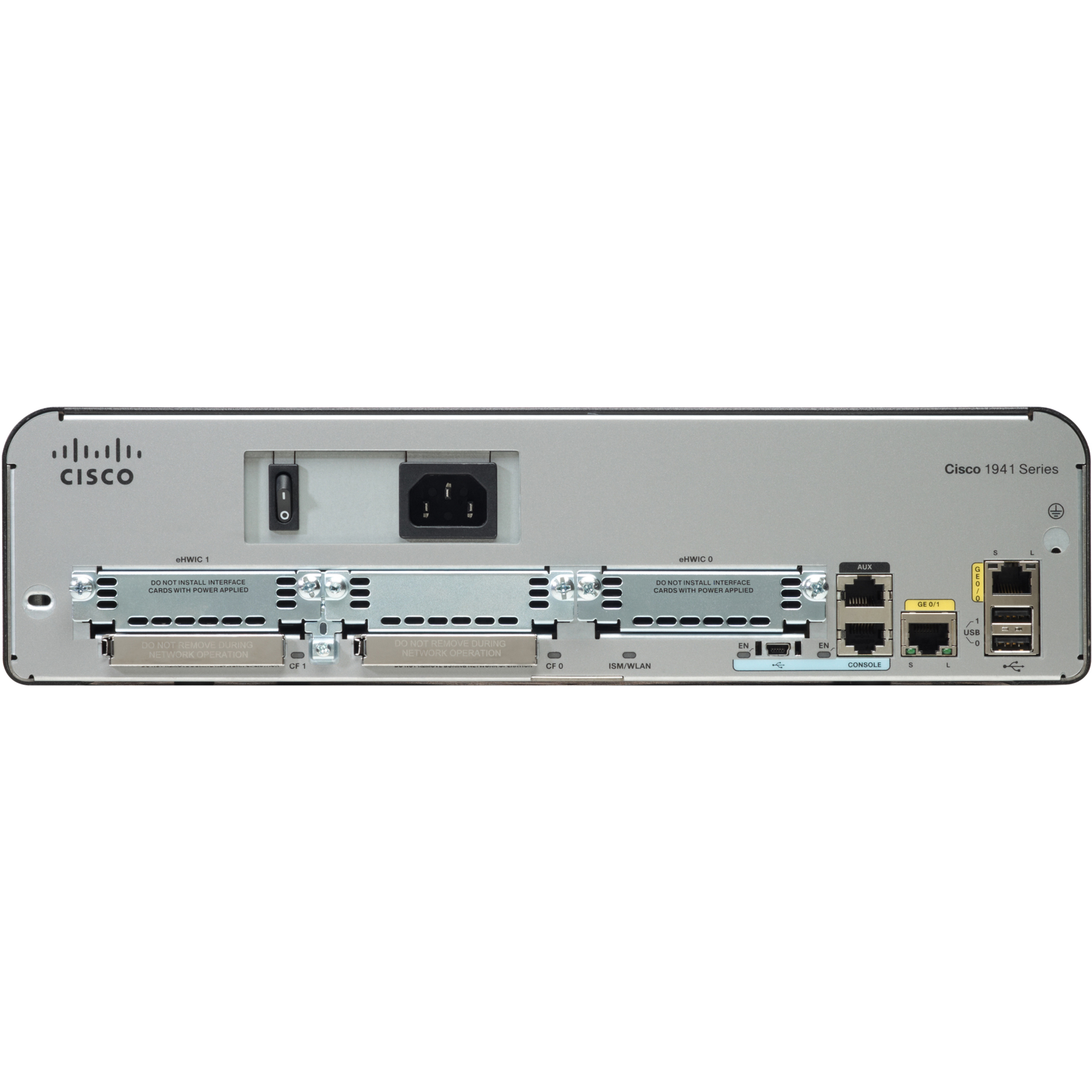Cisco 1941 Integrated Services Router - Refurbished - 2 Ports - 2 RJ-45 Port(s) - Management Port - 5 - 512 MB - Gigabit Ethernet - 2U - Rack-mountable, Wall Mountable - 1 Year