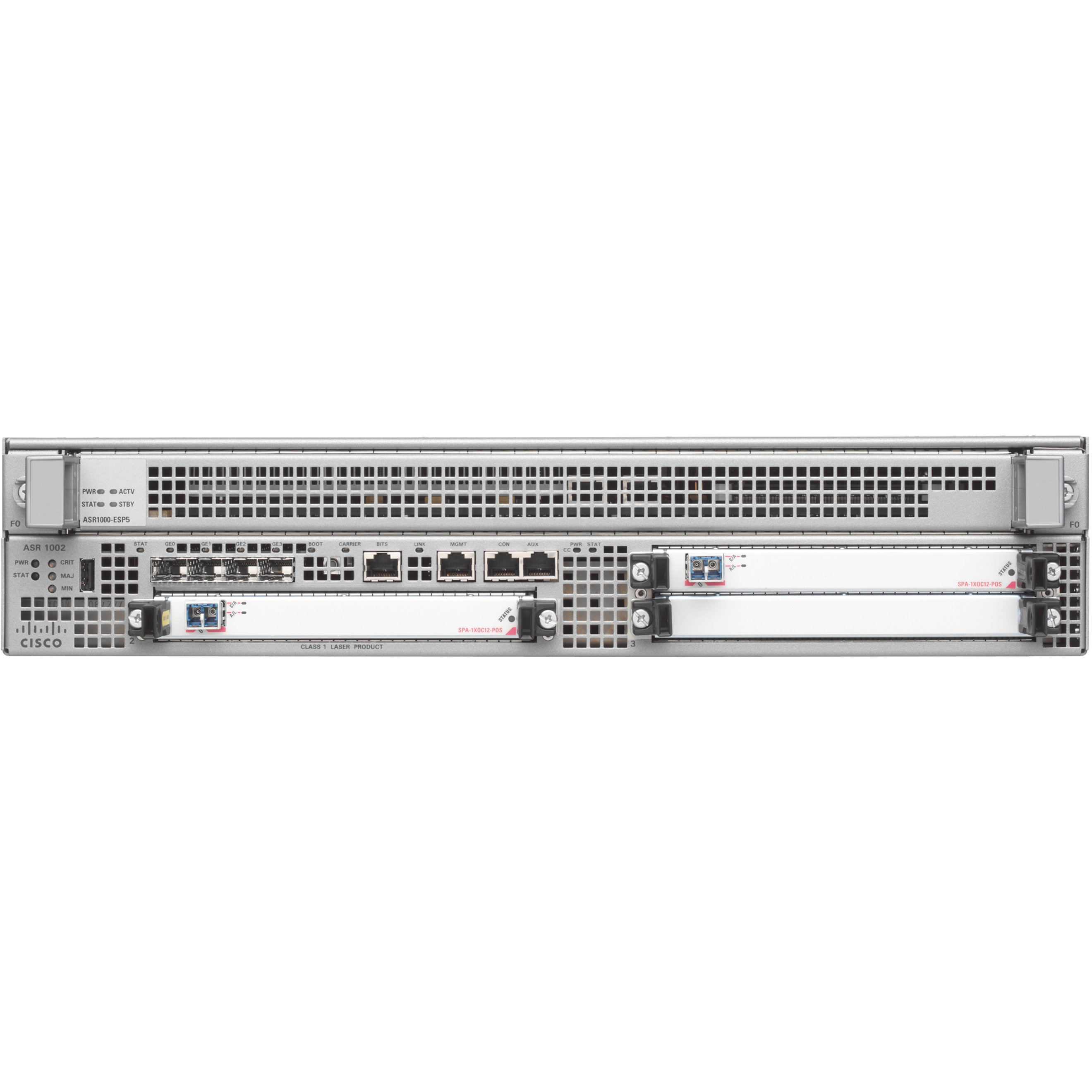 Cisco ASR 1002 Aggregation Service Router - Refurbished - 8 - 4 GB - 2U - Rack-mountable