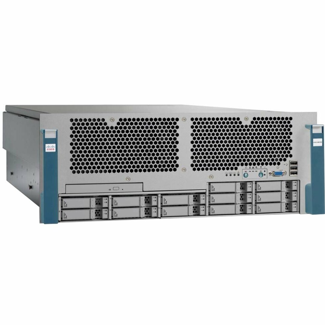 Cisco UCS C460 M2 High-Performance Rack Server - DVD-Writer - RAID Supported - 0, 1, 5, 6, 10, 50, 60 RAID Levels - 13 x Total Bays - 1 x 5.25" Bay - 12 x 2.5" Bay - 10 x Total Slot(s) - VGA - 5 USB P