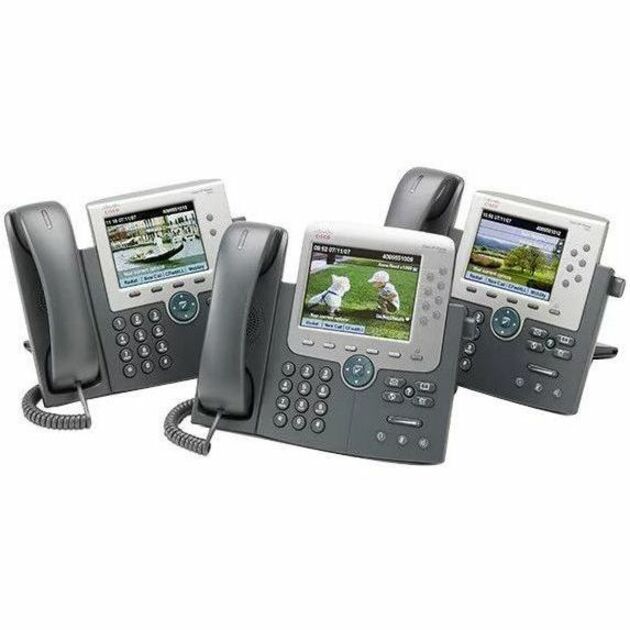 Cisco 7942G IP Phone - Corded - Corded - Wall Mountable - Dark Gray - VoIP - 2 x Network (RJ-45)