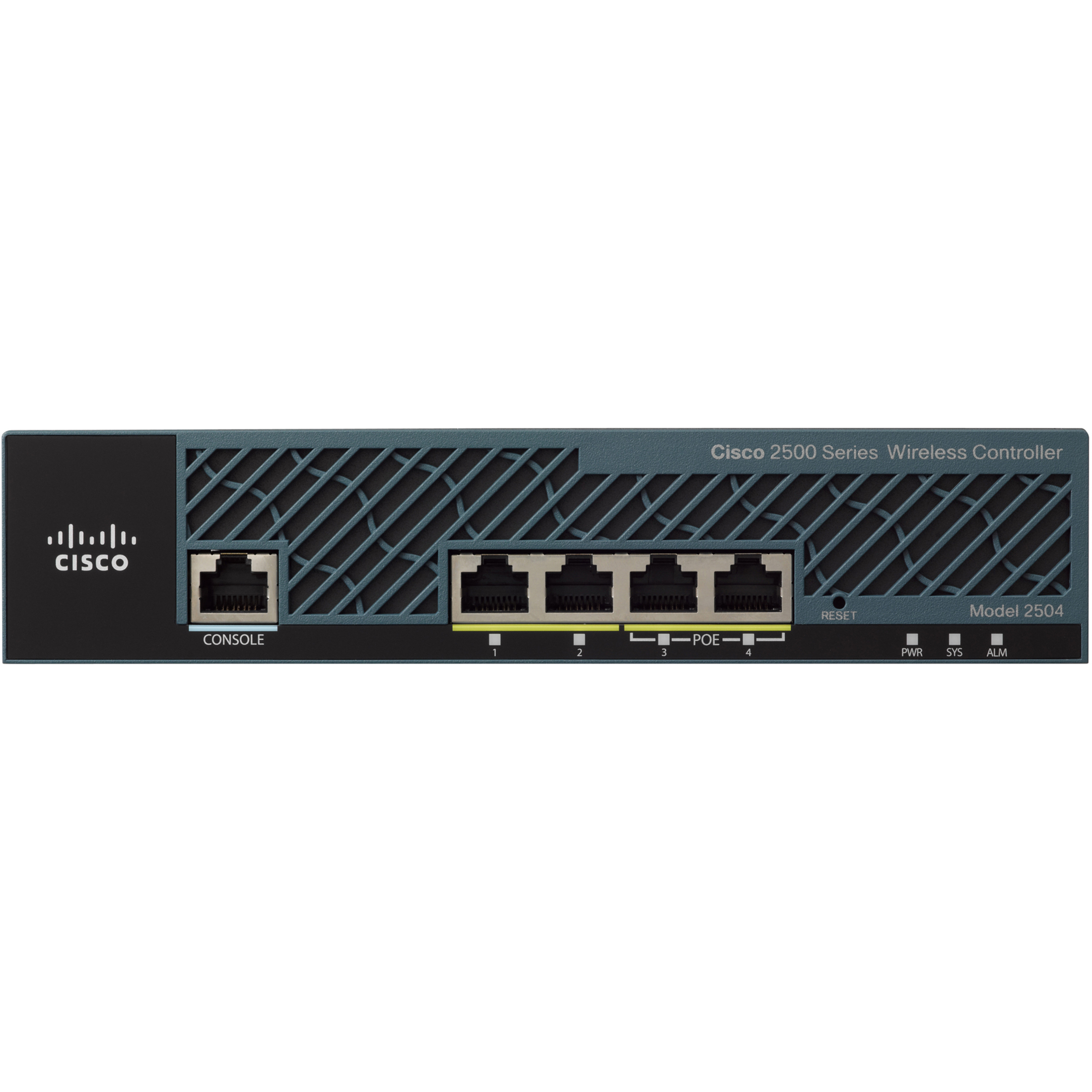 Cisco Air 2504 Wireless LAN Controller - 4 x Network (RJ-45) - Ethernet, Fast Ethernet, Gigabit Ethernet - Rack-mountable