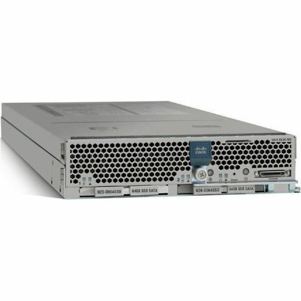 Cisco B230 M2 Barebone System - Blade - 2 x Processor Support - Intel 7510 Chip - 512 GB DDR3 SDRAM DDR3-1333/PC3-10600 Maximum RAM Support - 32 Total Memory Slots - 6Gb/s SAS RAID Supported, Serial A