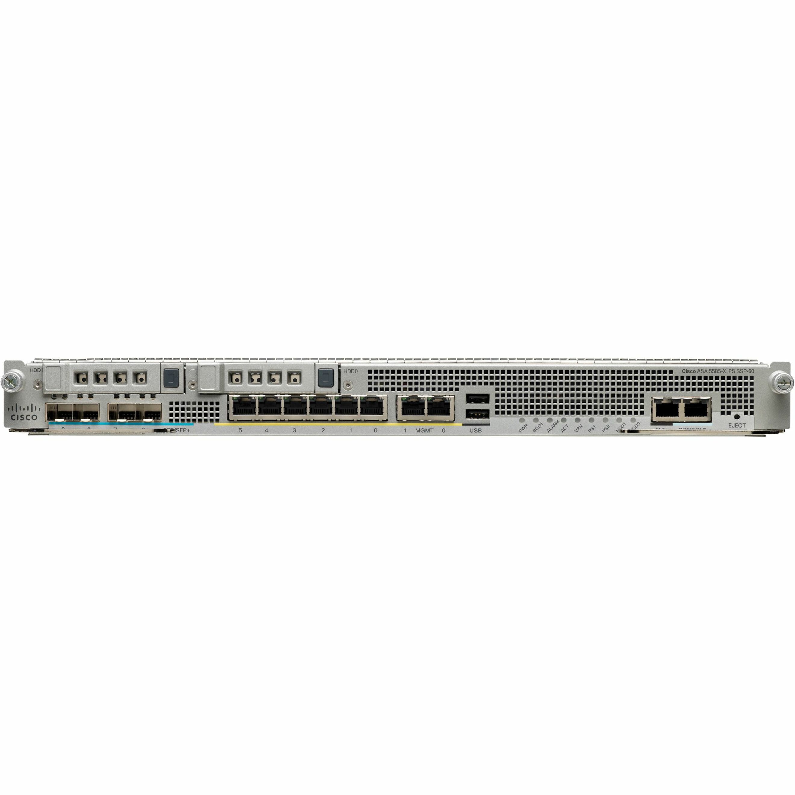 Cisco 5585-X SSL/IPsec VPN Edition - 40 Gbit/s Firewall Throughput - DES, 3DES, AES - 2 Total Expansion Slots - 2U - Rack-mountable