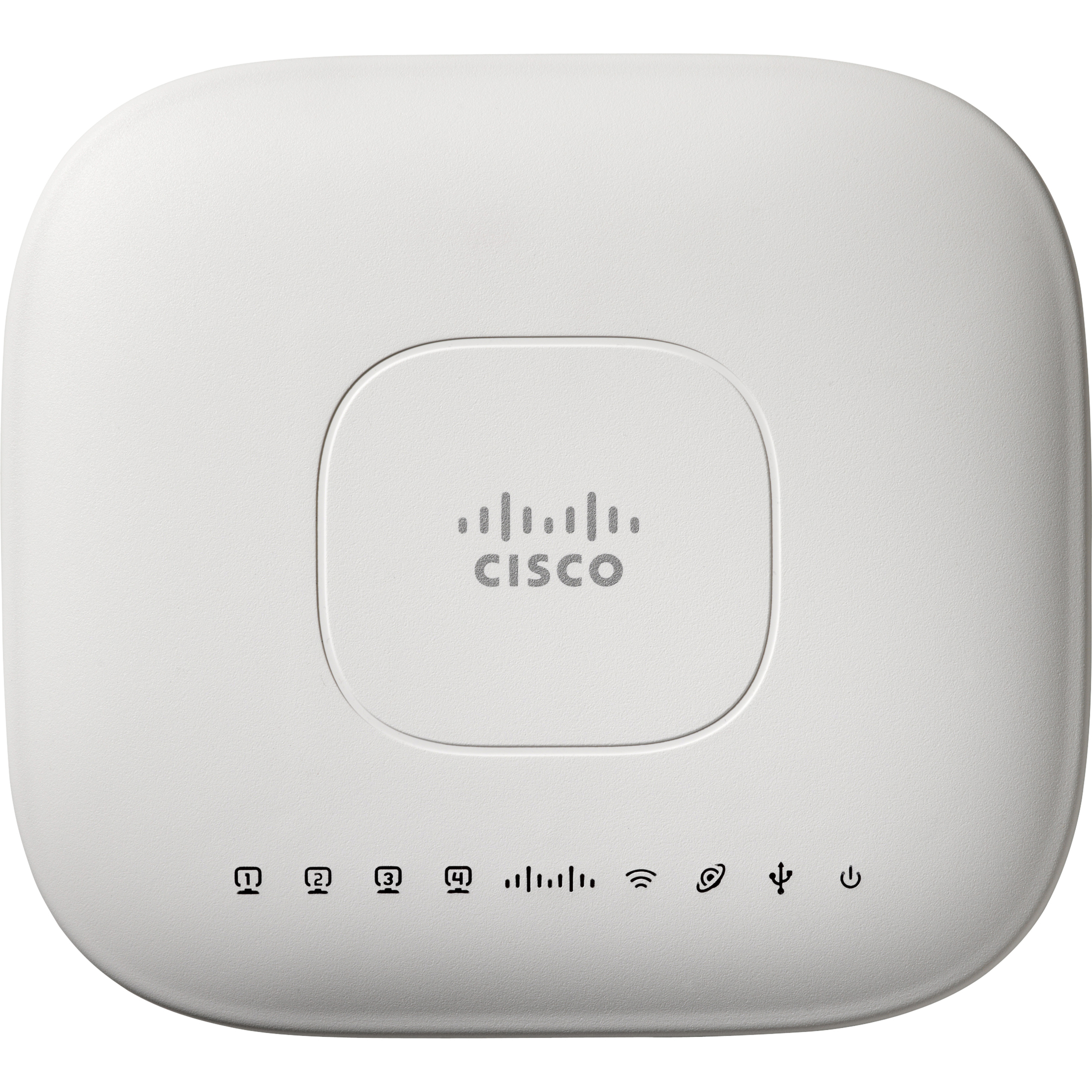 Cisco Aironet 602I IEEE 802.11n 300 Mbit/s Wireless Access Point - 5 x Network (RJ-45) - Ethernet, Fast Ethernet, Gigabit Ethernet - Desktop