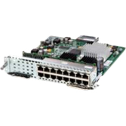 Cisco SM-ES3-16-P Service Module - 15 x RJ-45 10/100Base-TX PoE Auto MDI/MDI-X LAN, 1 x RJ-45 10/100/1000Base-T PoE Auto MDI/MDI-X LAN100