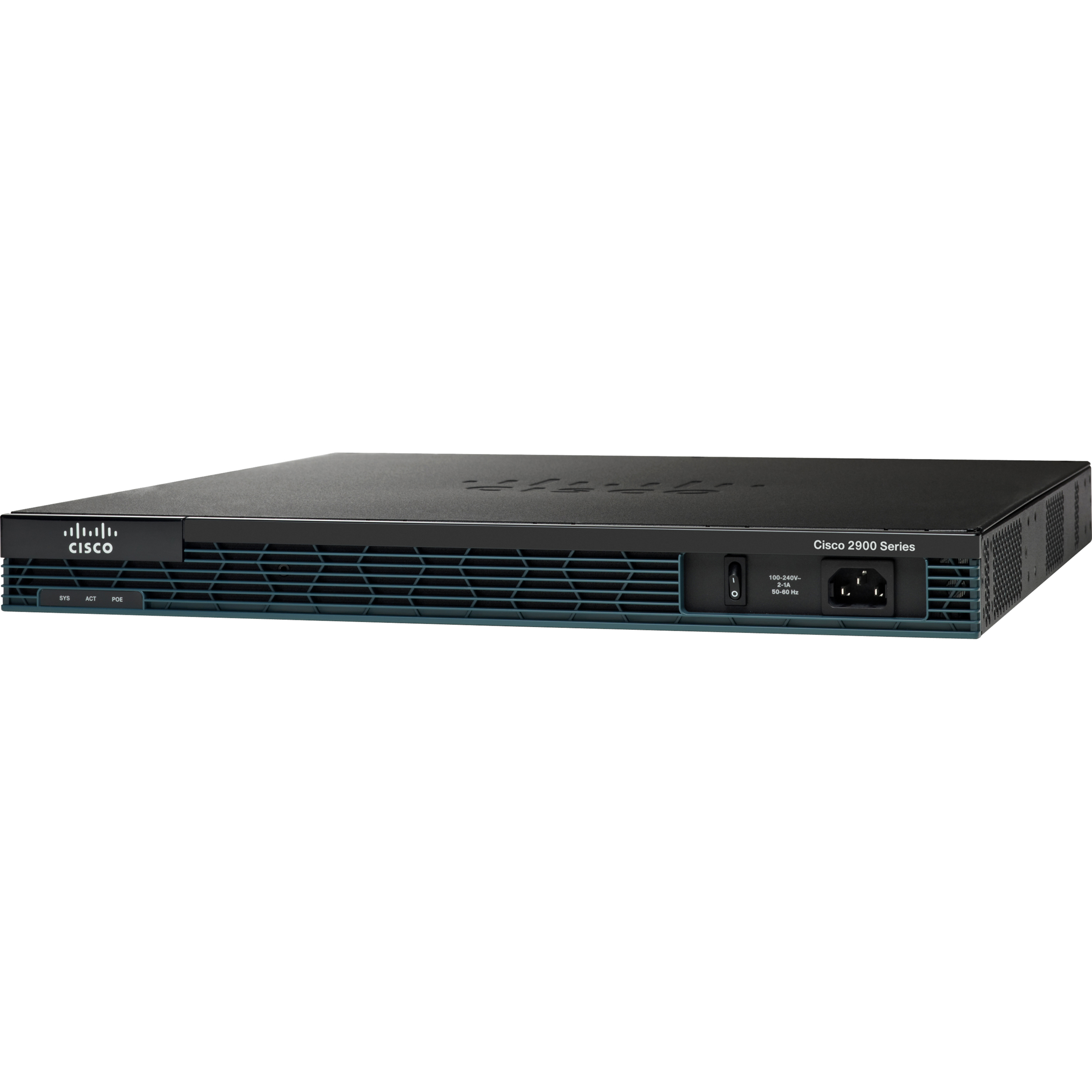 Cisco 2901 Integrated Services Router - Refurbished - 2 Ports - PoE Ports - Management Port - 9 - 512 MB - Gigabit Ethernet - 1U - Rack-mountable, Wall Mountable, Desktop - 90 Day