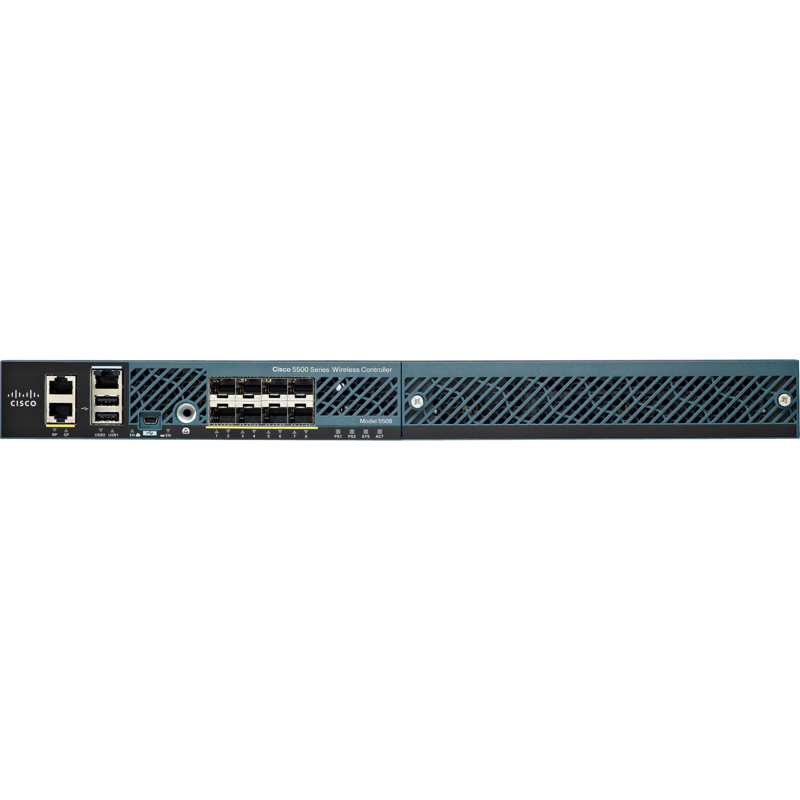 Cisco Aironet 5508 Wireless LAN Controller - 3 x Network (RJ-45) - Ethernet, Fast Ethernet, Gigabit Ethernet - Rack-mountable