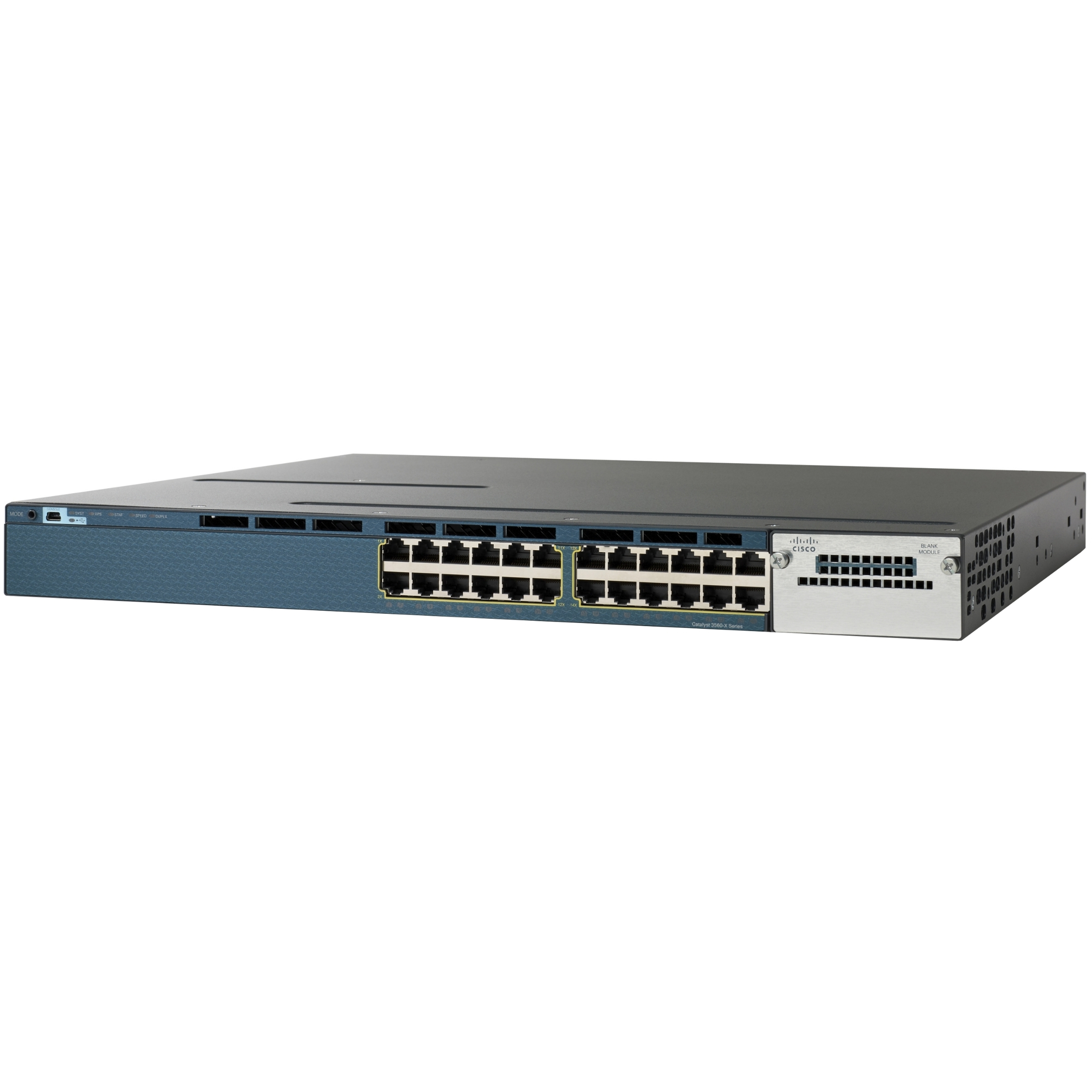 Cisco Catalyst WS-C3560X-24P-L Ethernet Switch - 24 Ports - Manageable - Gigabit Ethernet - 10/100/1000Base-T - Refurbished - 3 Layer Supported - Twisted Pair - PoE Ports - Rack-mountable, Desktop - L