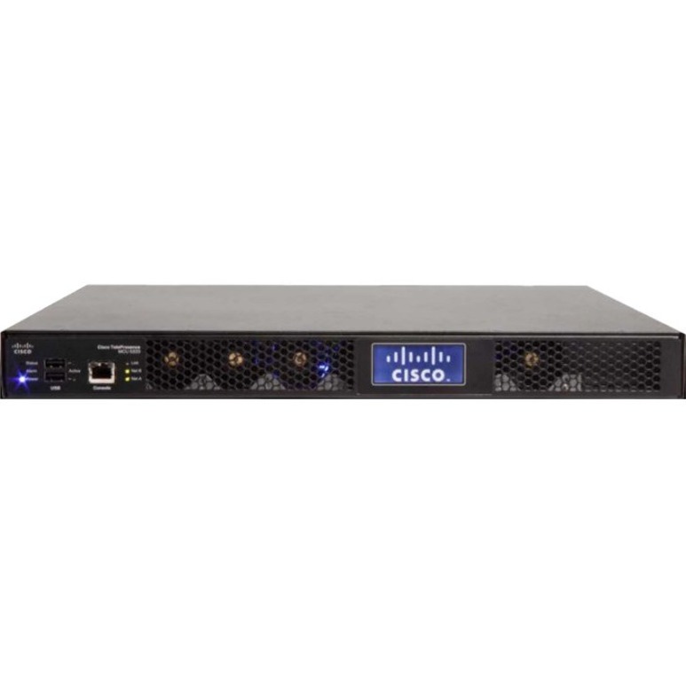 Cisco TelePresence MCU 5310 - 1920 x 1080 Video (Content) - SIP, H.323, H.264, H.235, H.243 - 60 fps - H.261, H.263, H.263+, H.263++, H.264 - G.711, G.722, G.722.1, G.728, Siren 14 - Network (RJ-45) -