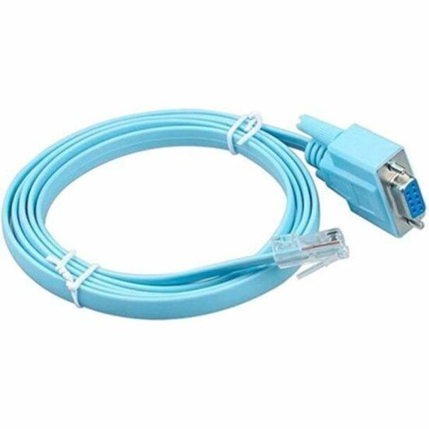 Cisco Console Cable 6ft with RJ45 and DB9F - 6 ft DB-9/RJ-45 Network Cable for Network Device - First End: 1 x RJ-45 Network - Male - Second End: 1 x 9-pin DB-9 Serial - Female