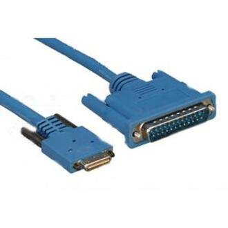 Cisco CAB-530MT Serial Cable (DTE) - 10 ft Network Cable - First End: 1 x 60-pin DB-60 - Male - Second End: 1 x 25-pin DB-25 RS-530 Serial - Male