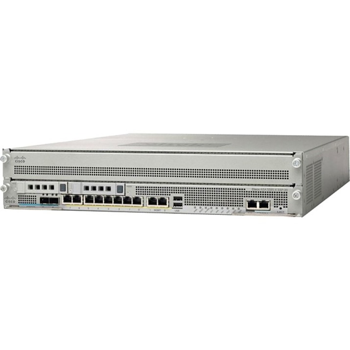 Cisco ASA 5585-X Network Security/Firewall Appliance - 16 Port - 10GBase-X, 10/100/1000Base-T - 10 Gigabit Ethernet - AES, 3DES - 16 x RJ-45 - 6 Total Expansion Slots - 2U - Rack-mountable