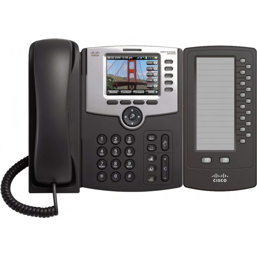 Cisco SPA500DS 15-Button Attendant Console - 5.5" LCD