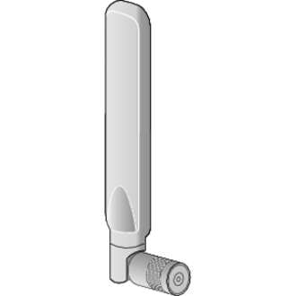 Cisco Indoor Swivel-Mount Dipole Antenna - 698 MHz to 806 MHz, 824 MHz to 894 MHz, 880 MHz to 960 MHz, 1710 MHz to 1880 MHz, 1850 MHz to 1990 MHz, 1920 MHz to 2170 MHz, 2100 MHz to 2500 MHz, 2500 MHz 