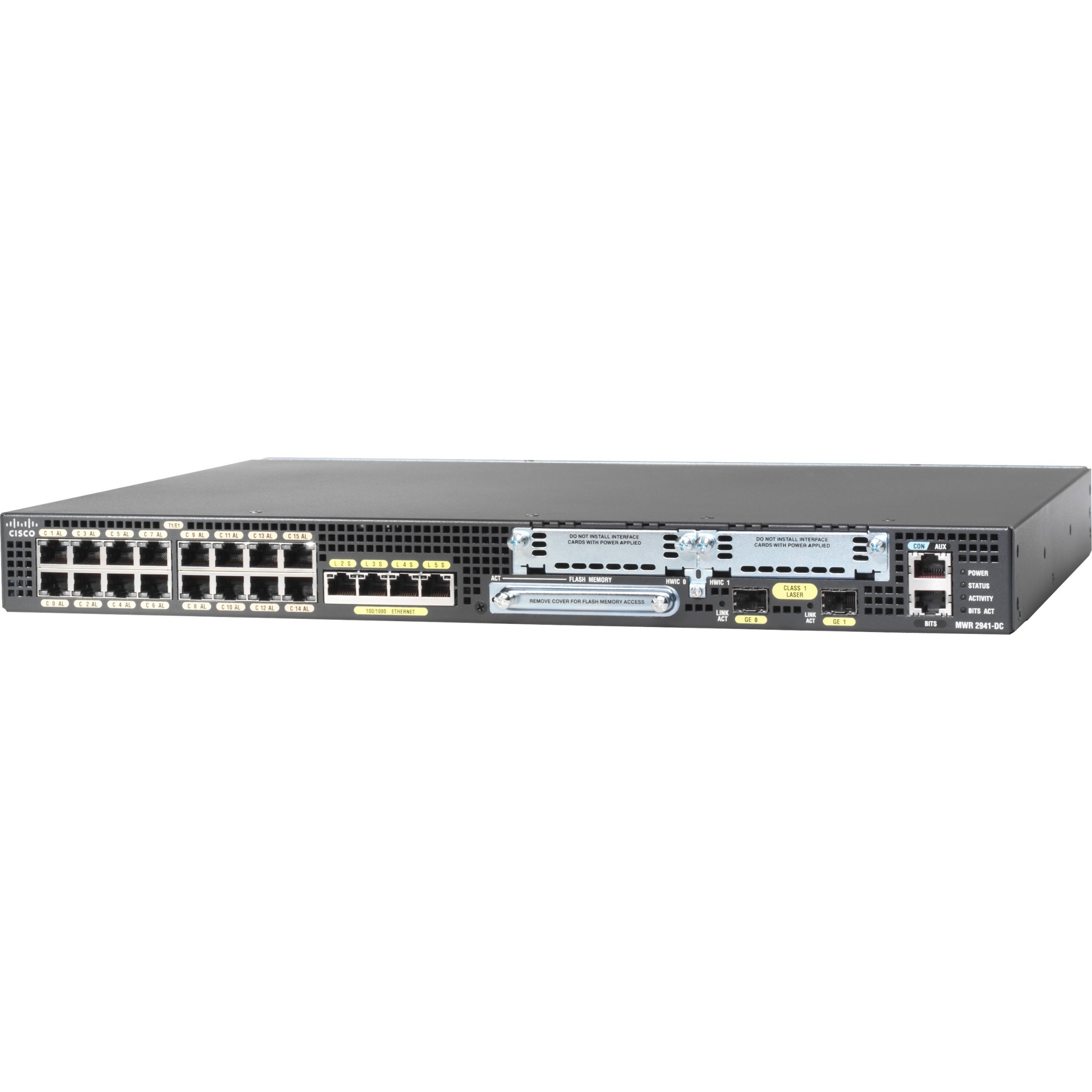 Cisco MWR 2941-DC Wireless Router - Refurbished - 4 x Network Port - Gigabit Ethernet - Rack-mountable