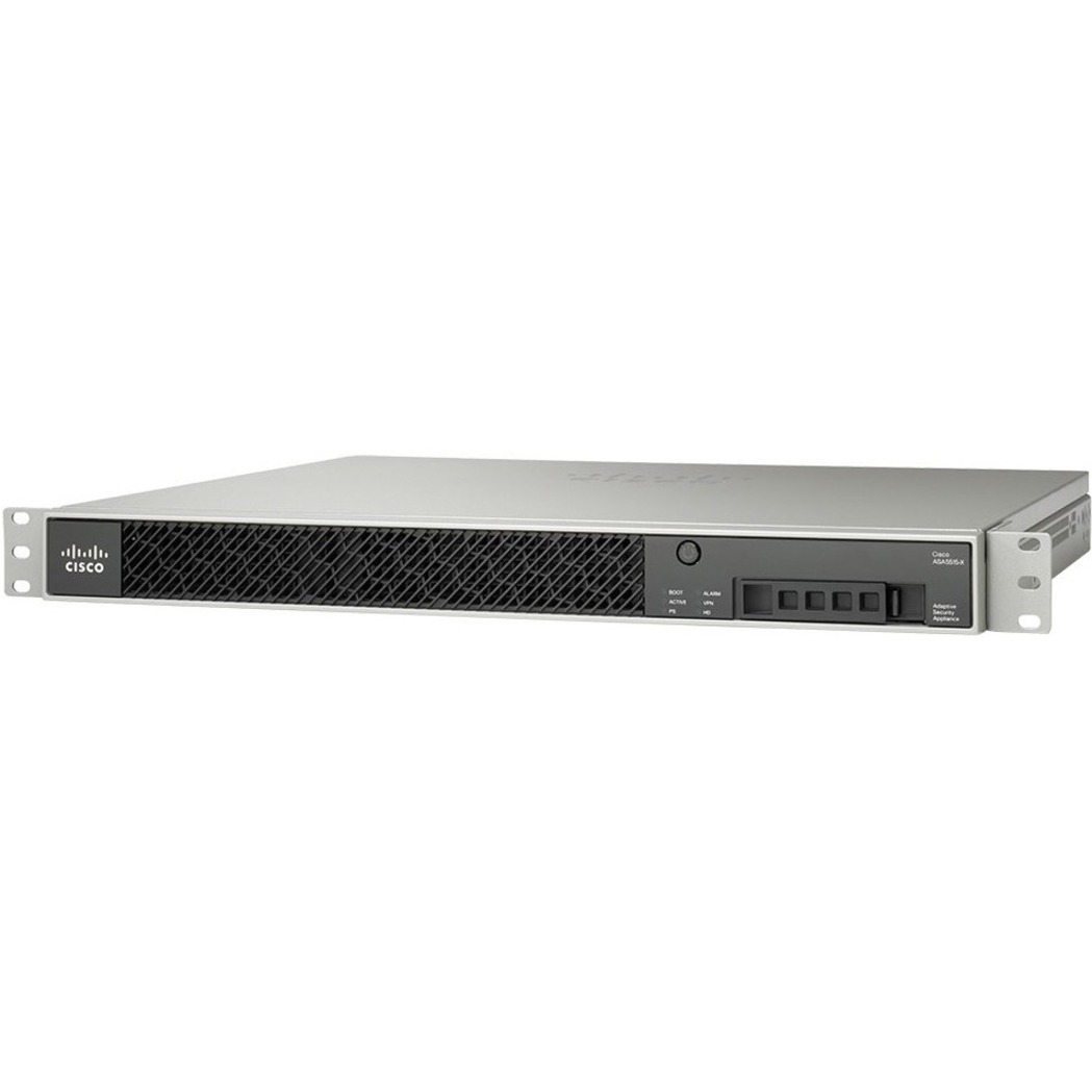 Cisco ASA 5515-X Firewall Edition - 6 Port - 10/100/1000Base-T - Gigabit Ethernet - 3DES, AES - 6 x RJ-45 - 1 Total Expansion Slots - 1U - Rack-mountable