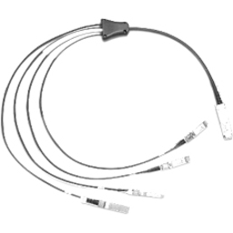 Cisco Twinaxial Network Cable - 22.97 ft Twinaxial Network Cable for Network Device - First End: QSFP+ Network - Second End: SFP+ Network