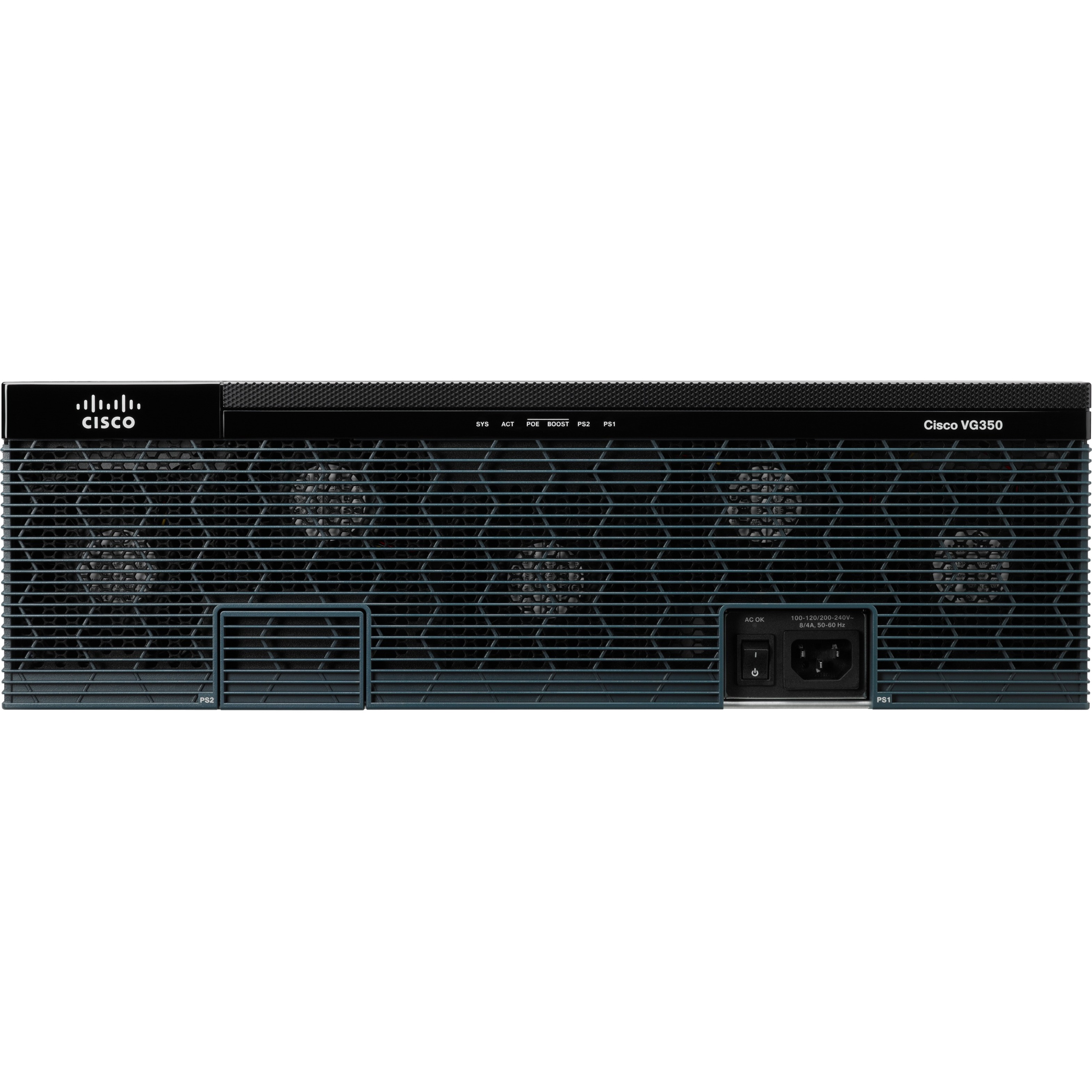 Cisco VG350 Analog Voice Gateway - Management Port - Gigabit Ethernet - 2 x Expansion Slots - 3U High - Rack-mountable