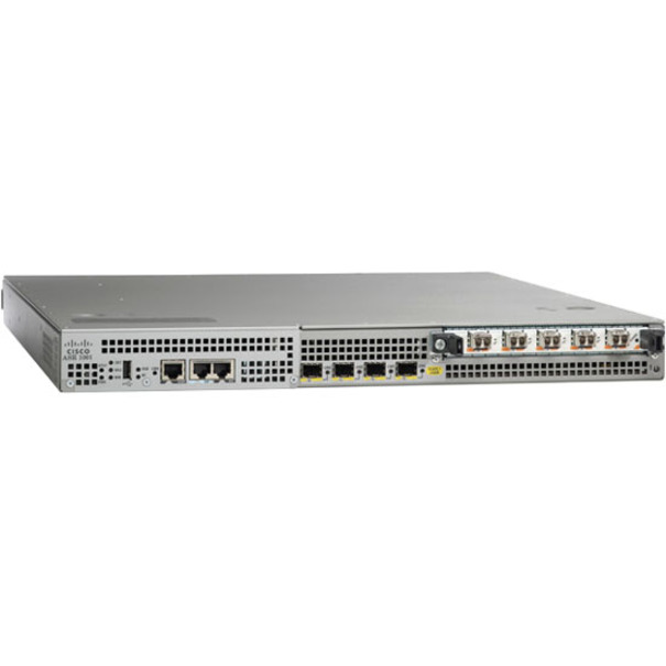 Cisco ASR1001 Crypto, 4 GE incl,Dual P/S,spare REFURBISHED - Refurbished - Management Port - 5 - 4 GB - Gigabit Ethernet - 1U - Rack-mountable - 90 Day
