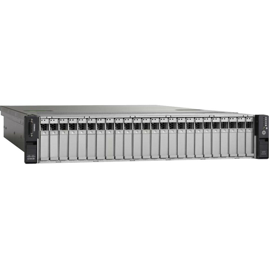 Cisco C240 M3 2U Rack Server - 2 Xeon E5-2640 2.50 GHz - 16 GB RAM - Serial ATA/300 Controller - Intel C600 Chip - 2 Processor Support - 384 GB RAM Support - DDR3 SDRAM - 0, 1, 10 RAID Levels - Gigabi