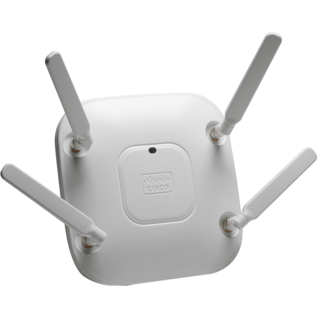 Cisco Aironet 2602E IEEE 802.11n 450 Mbit/s Wireless Access Point - 1 x Network (RJ-45) - Ethernet, Fast Ethernet, Gigabit Ethernet - Ceiling Mountable