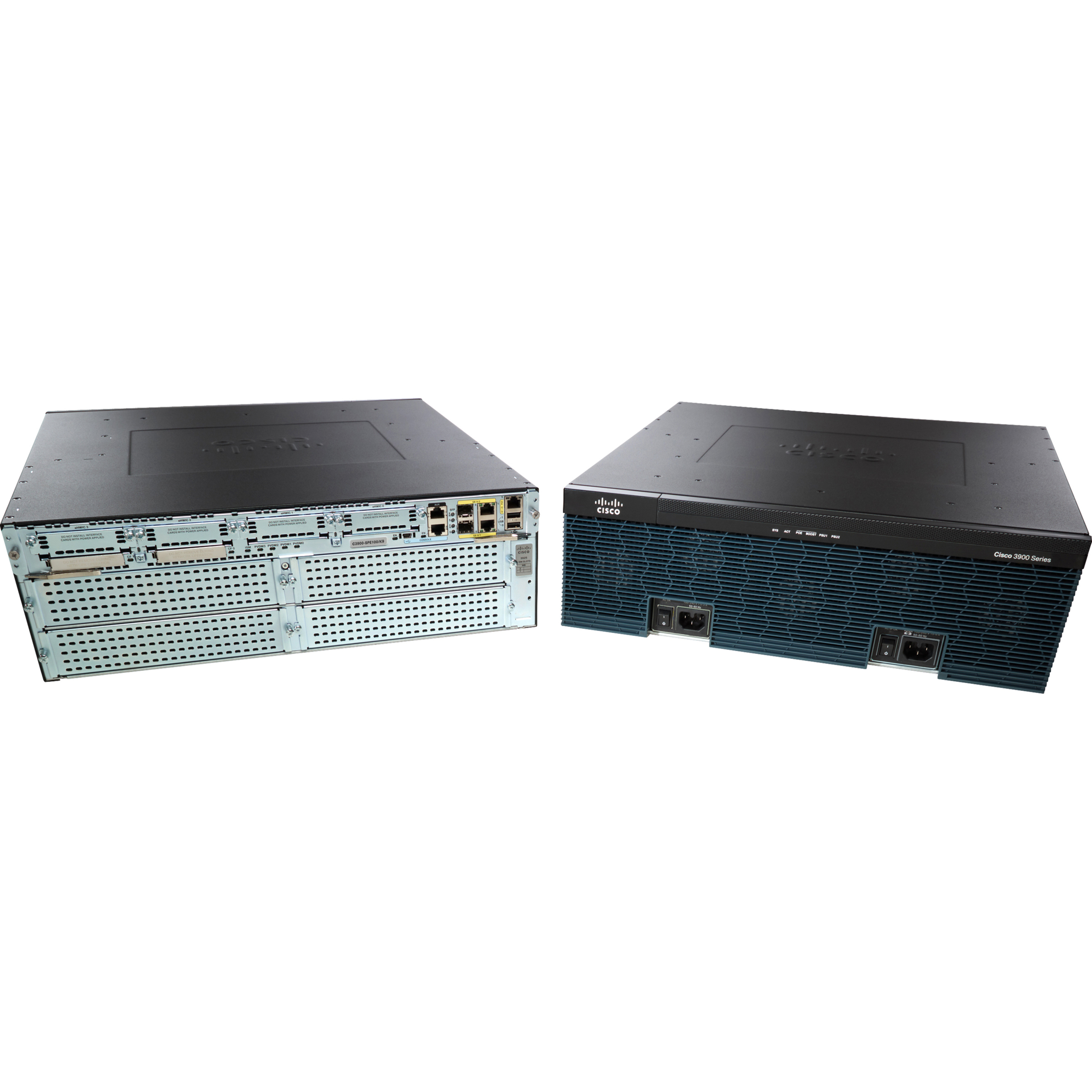 Cisco 3945E Router - Refurbished - 4 Ports - 4 RJ-45 Port(s) - PoE Ports - Management Port - 13 - 1 GB - Gigabit Ethernet - 3U - Rack-mountable - 90 Day