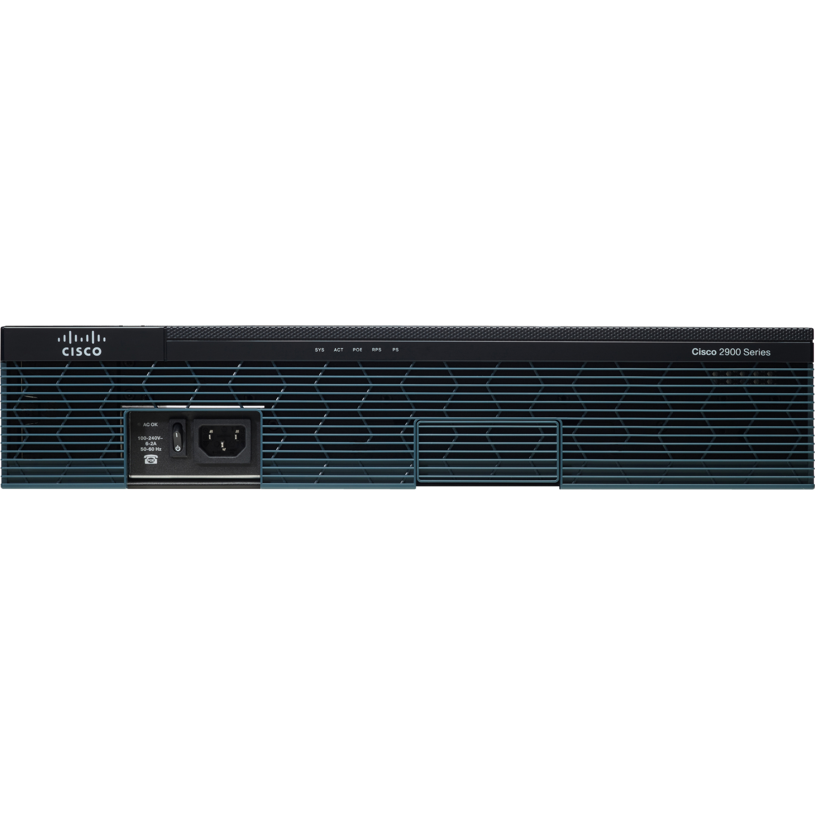 Cisco 2901 Router - Refurbished - 2 Ports - Management Port - 7 - 512 MB - Gigabit Ethernet - 1U - Rack-mountable, Wall Mountable - 90 Day
