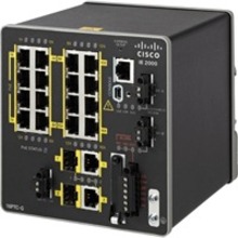 Cisco IE-2000 Ethernet Switch - 16 Ports - Manageable - Fast Ethernet, Gigabit Ethernet - 10/100Base-TX, 10/100/1000Base-T - 2 Layer Supported - 2 SFP Slots - Twisted Pair - PoE Ports - Rail-mountable