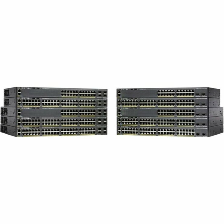 Cisco Catalyst 2960X-24TS-L 24 Ports Ethernet Switch - Redundant Power Supply (not included) - 24 Ports - Manageable - Gigabit Ethernet - 10/100/1000Base-T - 2 Layer Supported - 4 SFP Slots - Twisted 
