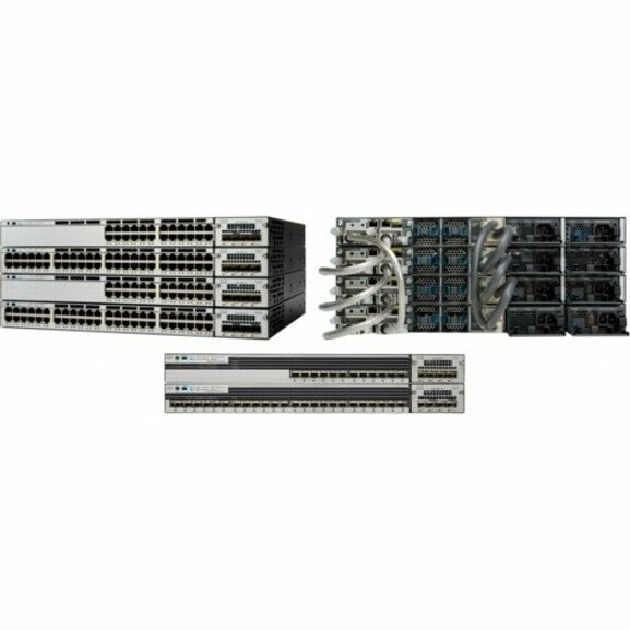Cisco Catalyst WS-C3750X-48U-L Ethernet Switch - 48 Ports - Manageable - 10/100/1000Base-T - 2 Layer Supported - Modular - 1U - Rack-mountable - Lifetime Limited Warranty