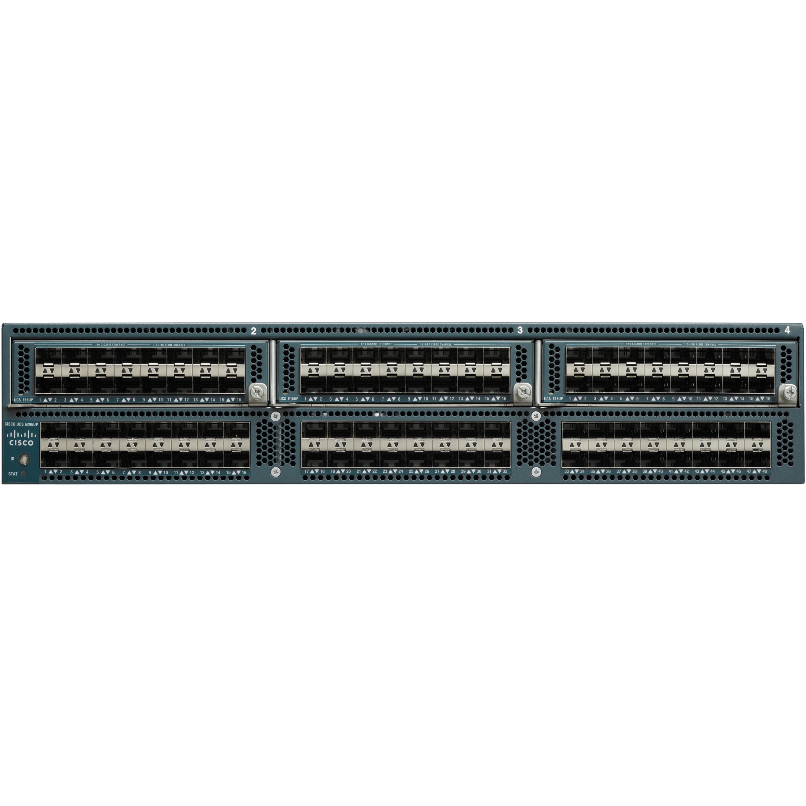 Cisco UCS 6296UP 2RU Fabric Interconnect/No PSU/48 UP/ 18p LIC