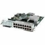 Cisco EtherSwitch SM-ES2-16-P Enhanced Service Module - For Data Networking - 15 x RJ-45 10/100Base-TX LAN, 1 x RJ-45 10/100/1000Base-T LAN - Twisted PairGigabit Ethernet - 10/100/1000Base-T