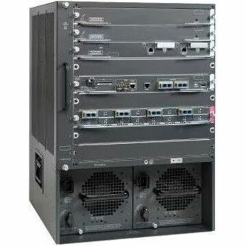 Cisco Catalyst 6509-E Switch Chassis - Manageable - 10 Gigabit Ethernet - 10GBase-T - 4 Layer Supported - Twisted Pair - 15U - Rack-mountable, Desktop - 1 Year Limited Warranty