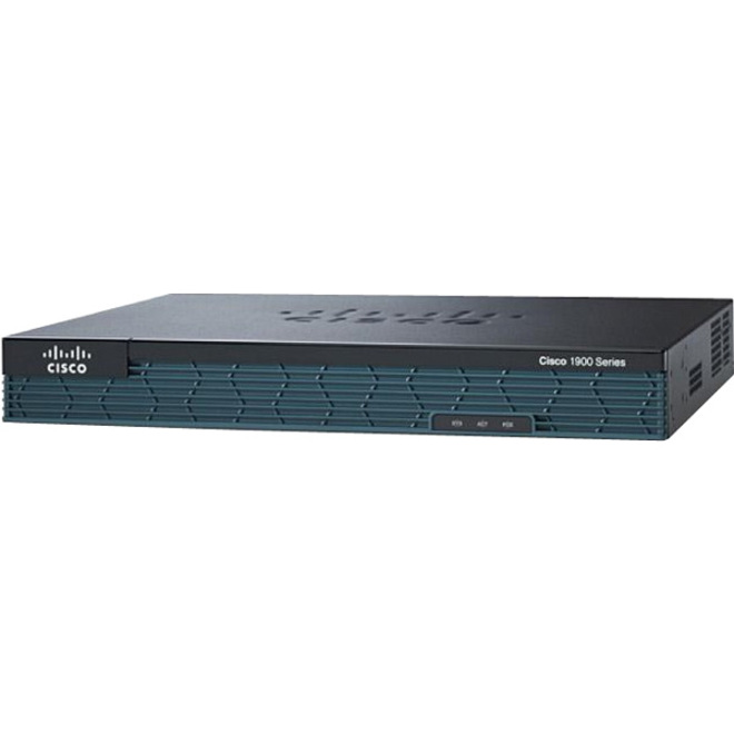 Cisco 1905 Router - Refurbished - 2 Ports - 2 RJ-45 Port(s) - Management Port - 1 - 256 MB - Gigabit Ethernet - 1U - Rack-mountable, Desktop - 1 Year