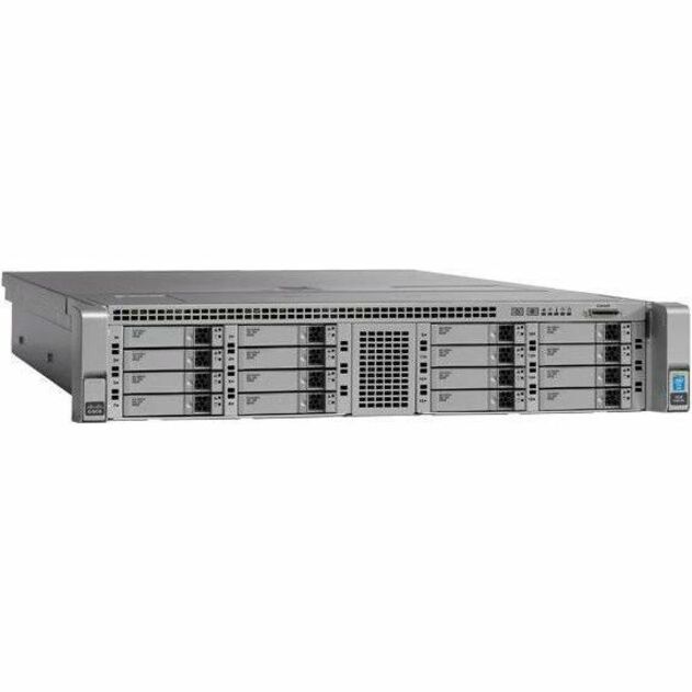 Cisco C240 M4 2U Rack Server - 2 Xeon E5-2620 2 GHz - 16 GB RAM - Serial ATA/600, 6Gb/s SAS Controller - Intel C600 Chip - 2 Processor Support - 768 GB RAM Support - DDR3 SDRAM - 0, 1, 5, 6, 10 RAID L
