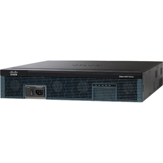 Cisco 2951 Integrated Services Router - Refurbished - 3 Ports - Management Port - 13 - 512 MB - Gigabit Ethernet - 2U - Rack-mountable - 90 Day
