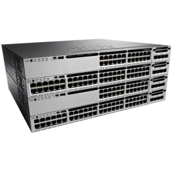 Cisco Catalyst WS-C3850-24U Ethernet Switch - 24 Ports - Manageable - Gigabit Ethernet - 10/100/1000Base-T - 2 Layer Supported - 84.97 W Power Consumption - 800 W PoE Budget - Twisted Pair - 1U - Rack