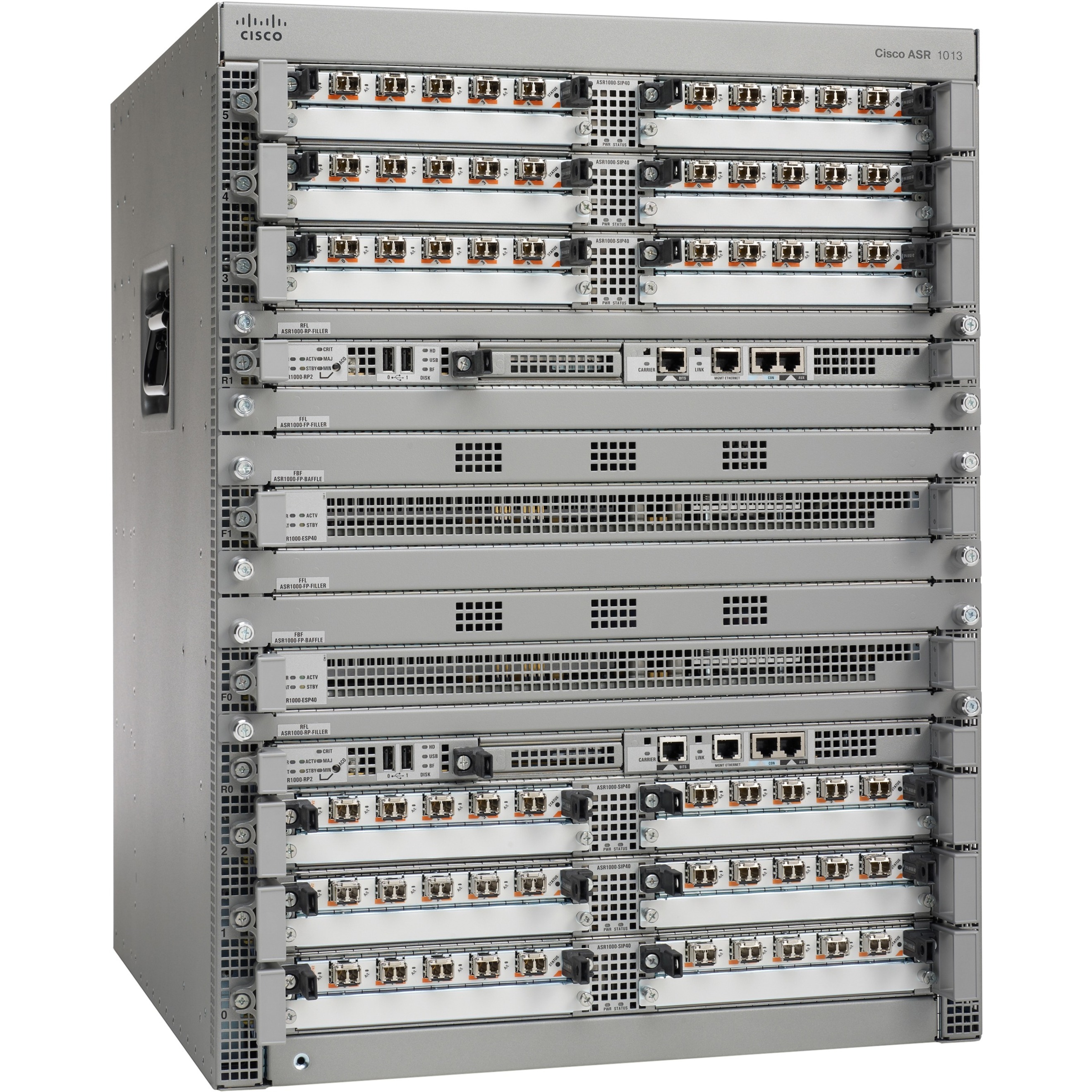 Cisco ASR1013 Router Chassis - Refurbished - 34 - 8 GB - Rack-mountable