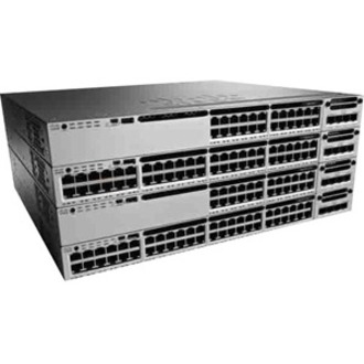Cisco Catalyst 3850 48 Port Data IP Base Refurbished - 48 Ports - Manageable - 10/100/1000Base-T - Refurbished - 3 Layer Supported - 1U - Rack-mountable - Lifetime Limited Warranty