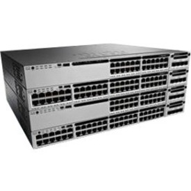 Cisco Catalyst 3850 48 Port PoE IP Base Refurbished - 48 Ports - Manageable - 10/100/1000Base-T - Refurbished - 3 Layer Supported - Modular - PoE Ports - 1U - Rack-mountable - Lifetime Limited Warrant