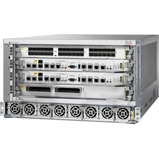Cisco ASR 9904 Chassis - 4 - 100 Gigabit Ethernet - 6U - Rack-mountable - 1 Year